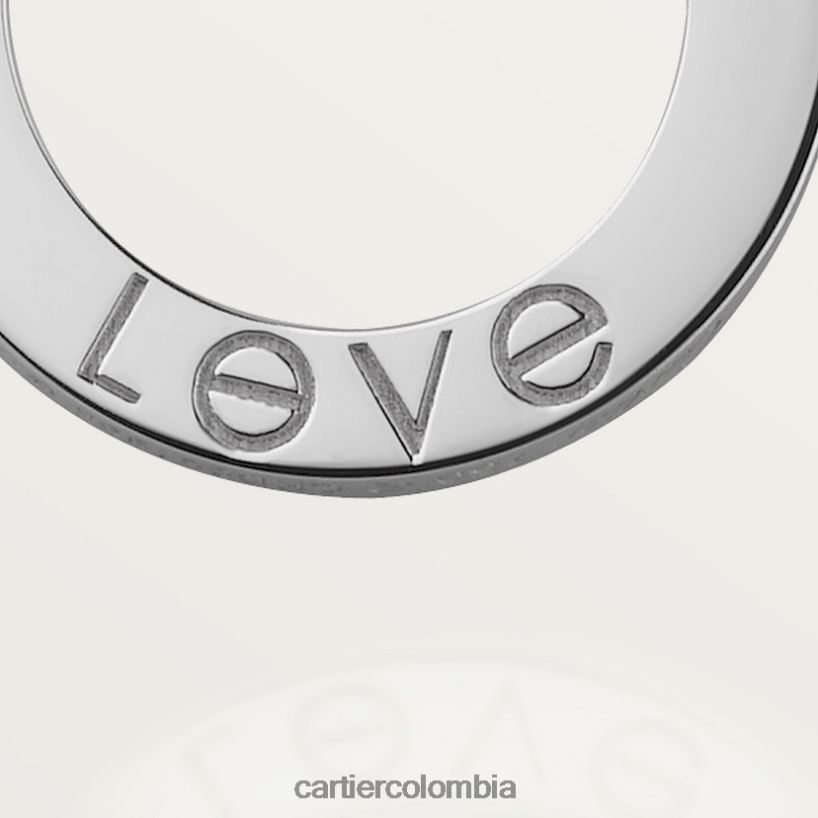 joyería Cartier collar de amor, 3 diamantes Oro blanco V0HXJN376