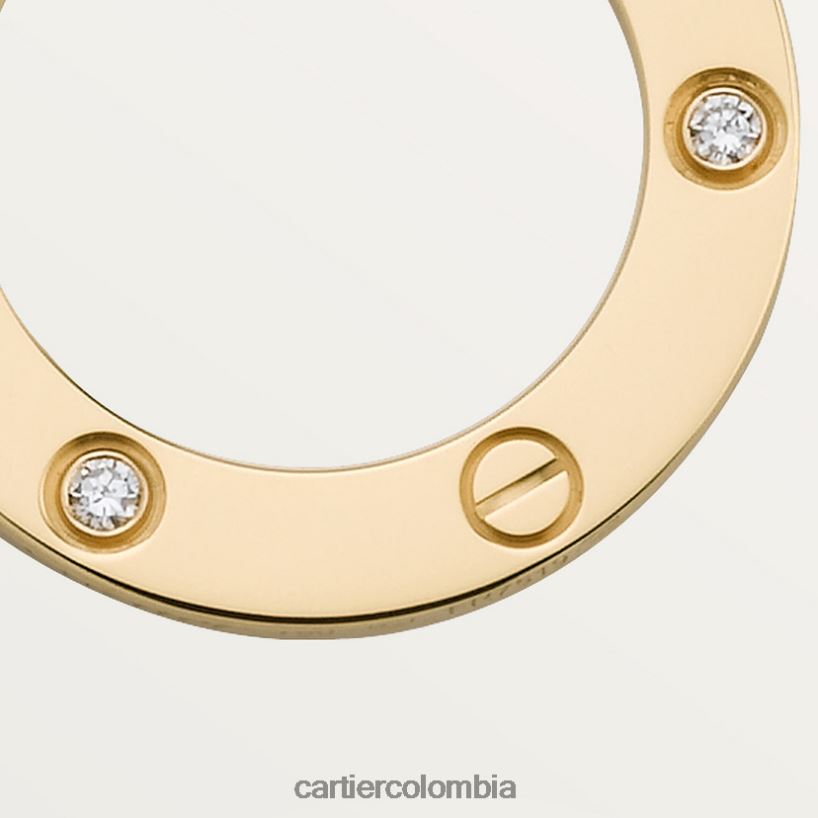 joyería Cartier collar de amor, 3 diamantes oro amarillo V0HXJN375