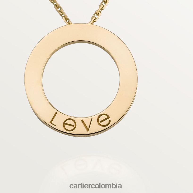 joyería Cartier collar de amor, 3 diamantes oro amarillo V0HXJN375