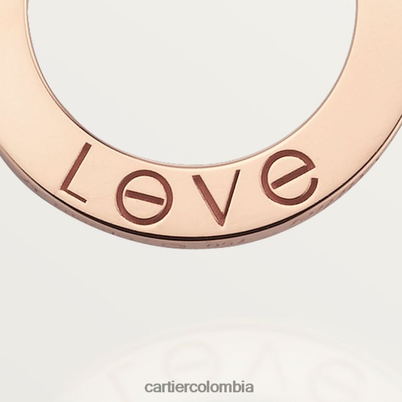 joyería Cartier collar de amor, 3 diamantes oro rosa V0HXJN374