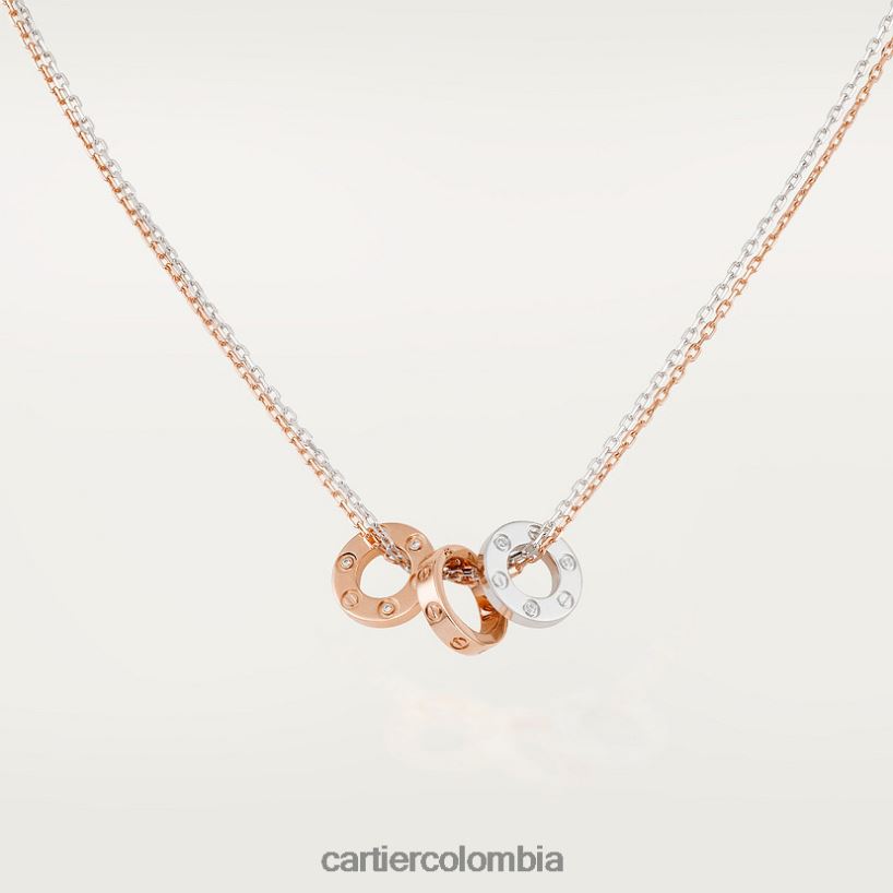 joyería Cartier collar de amor, 6 diamantes Oro blanco V0HXJN391