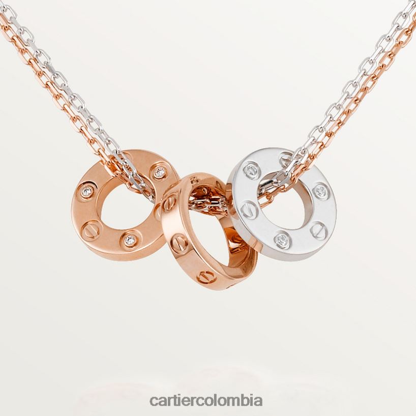 joyería Cartier collar de amor, 6 diamantes Oro blanco V0HXJN391