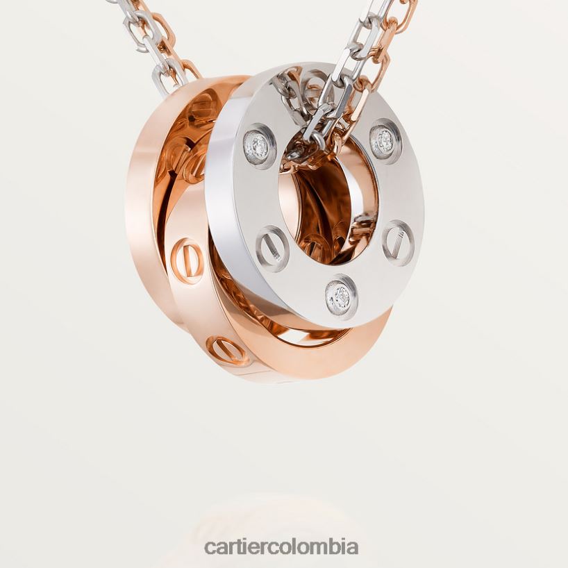 joyería Cartier collar de amor, 6 diamantes Oro blanco V0HXJN391