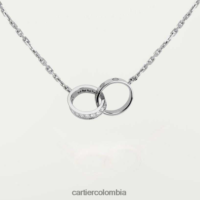 joyería Cartier collar de amor, diamantes Oro blanco V0HXJN394