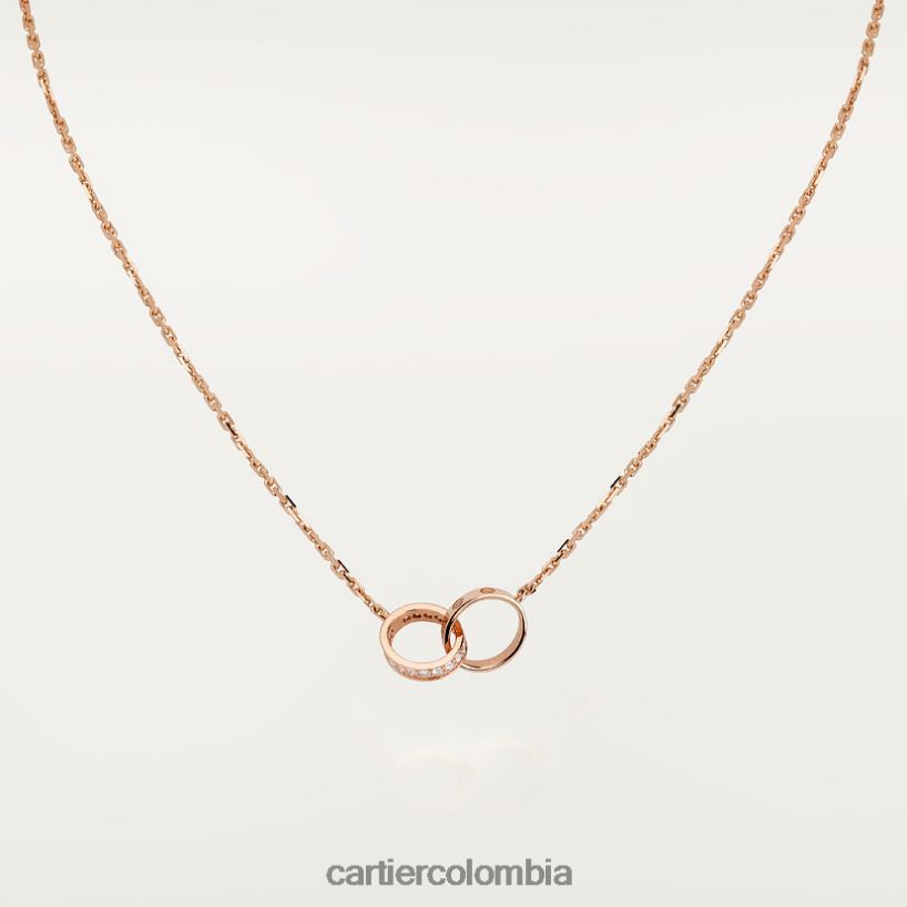 joyería Cartier collar de amor, diamantes oro rosa V0HXJN392