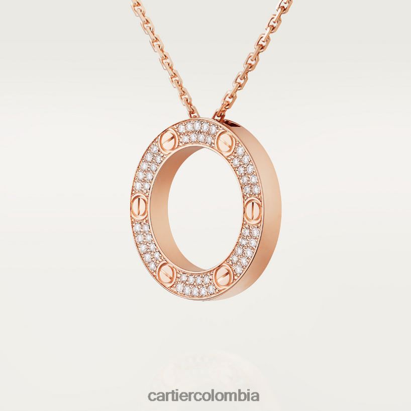 joyería Cartier collar de amor oro rosa V0HXJN377