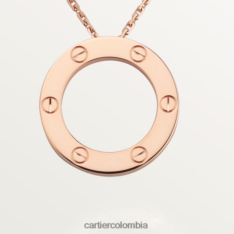joyería Cartier collar de amor oro rosa V0HXJN389