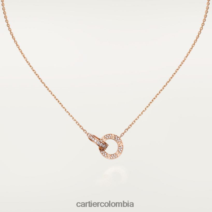 joyería Cartier collar de amor oro rosa V0HXJN395