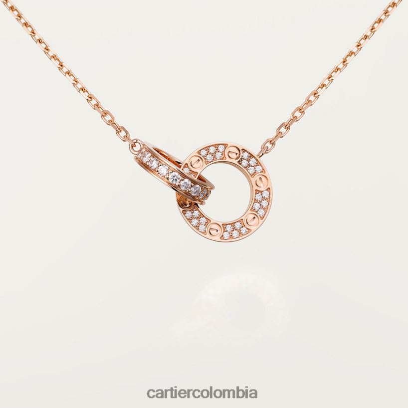 joyería Cartier collar de amor oro rosa V0HXJN395