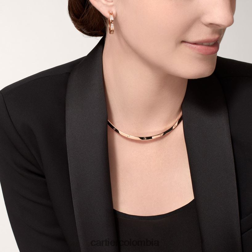 joyería Cartier collar de amor oro rosa V0HXJN398