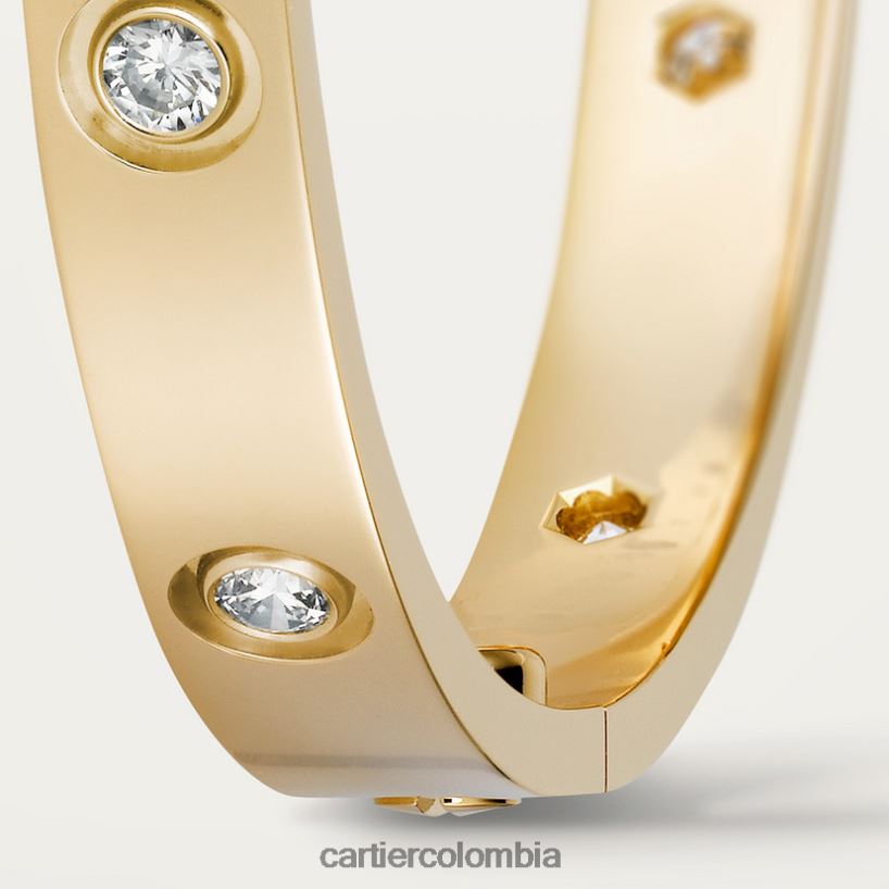 joyería Cartier pulsera de amor, 10 diamantes oro amarillo V0HXJN165