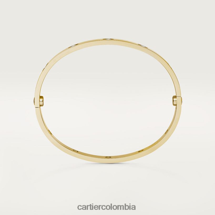 joyería Cartier pulsera de amor, 10 diamantes oro amarillo V0HXJN165