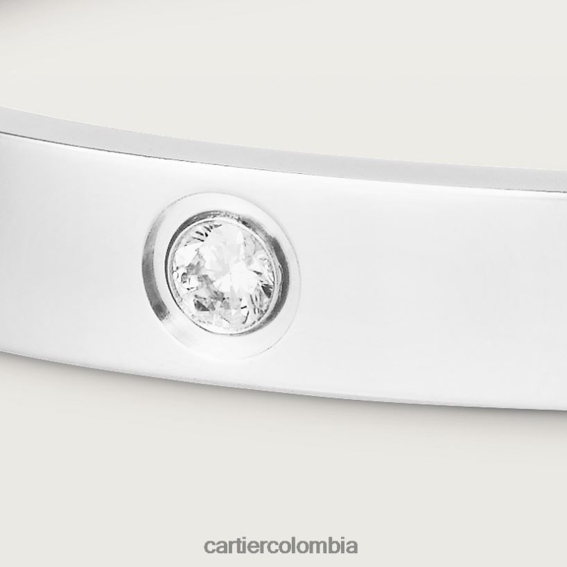 joyería Cartier pulsera de amor, 4 diamantes Oro blanco V0HXJN163