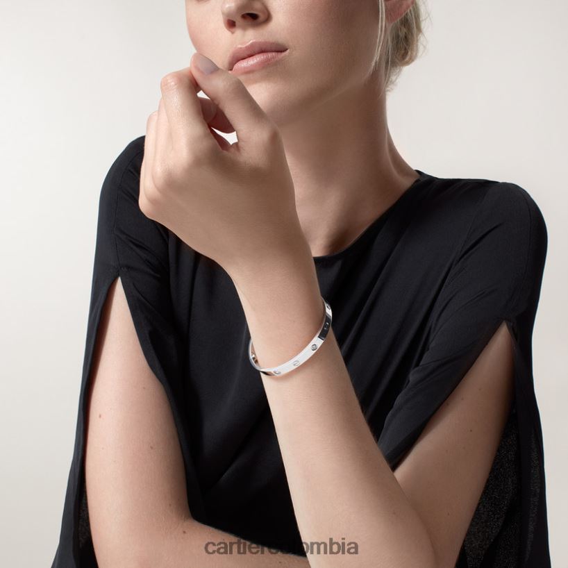 joyería Cartier pulsera de amor, 4 diamantes Oro blanco V0HXJN163