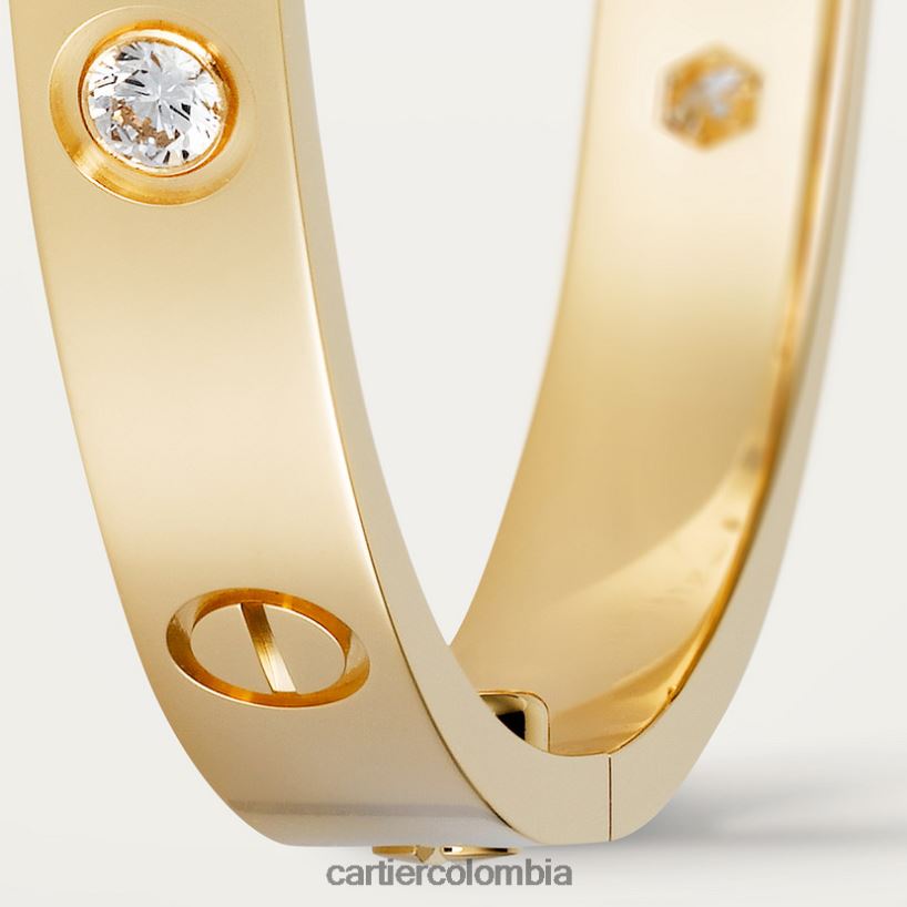 joyería Cartier pulsera de amor, 4 diamantes oro amarillo V0HXJN164