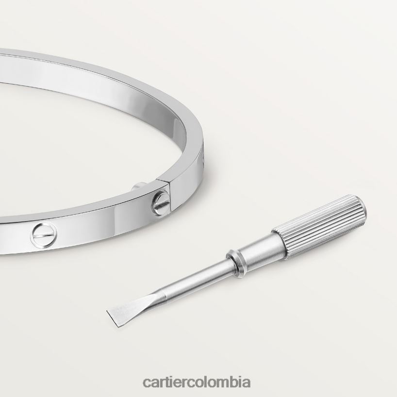 joyería Cartier pulsera de amor, modelo pequeño Oro blanco V0HXJN170