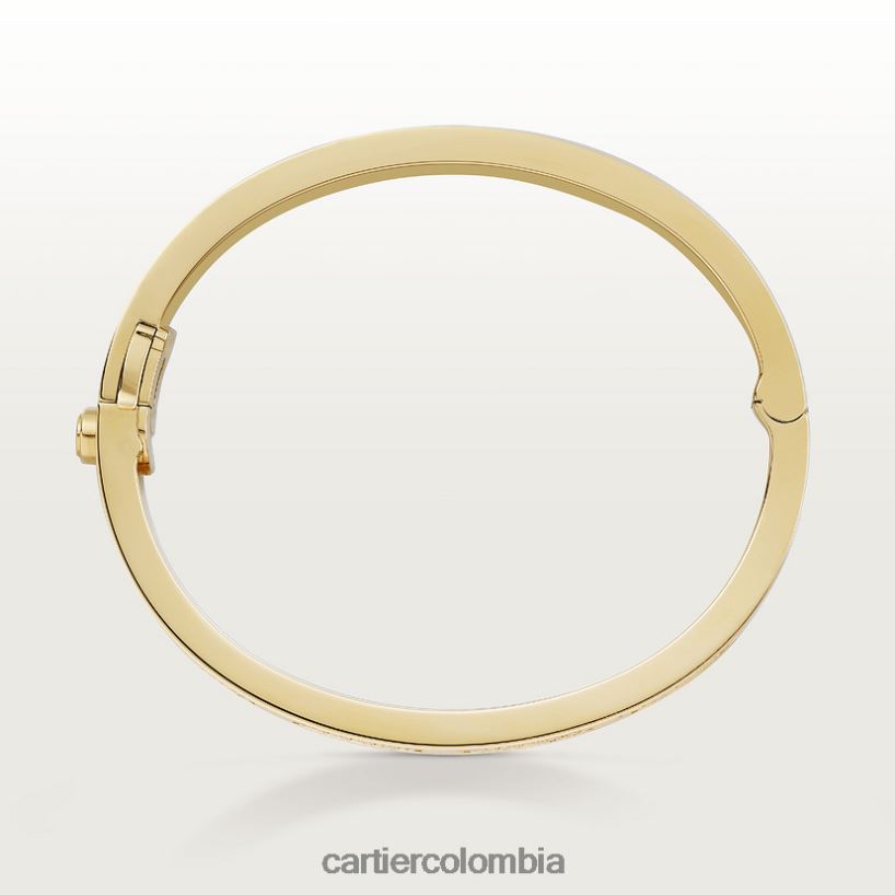 joyería Cartier pulsera de amor, pavimentada de diamantes oro amarillo V0HXJN175