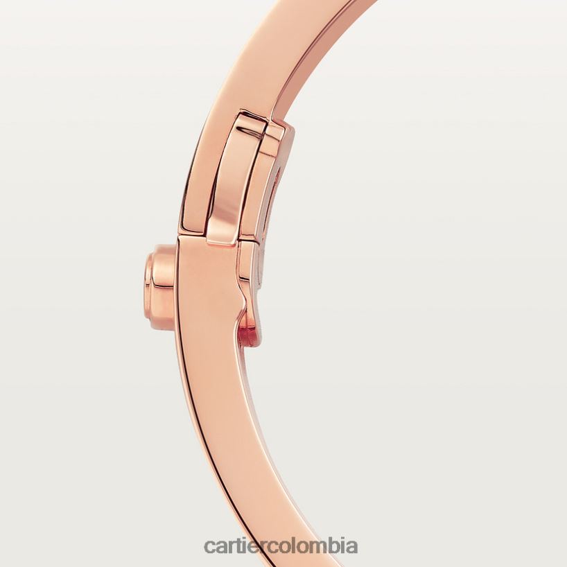 joyería Cartier pulsera de amor, pavimentada de diamantes oro rosa V0HXJN169