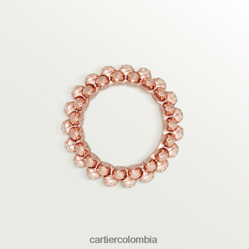 joyería Cartier anillo de choque de diamantes oro rosa V0HXJN118