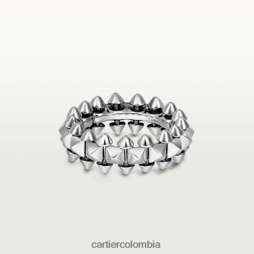 joyería Cartier anillo de choque modelo mediano Oro blanco V0HXJN120