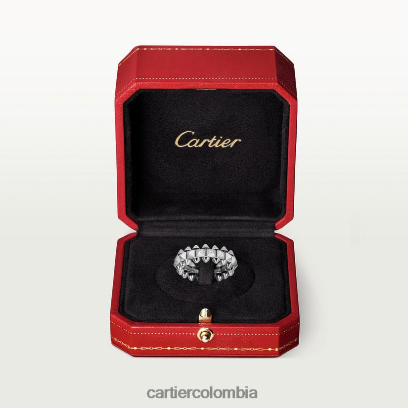 joyería Cartier anillo de choque modelo mediano Oro blanco V0HXJN120