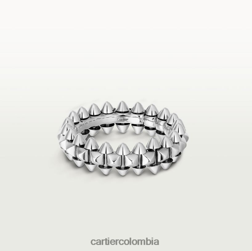 joyería Cartier anillo de choque modelo pequeño Oro blanco V0HXJN119