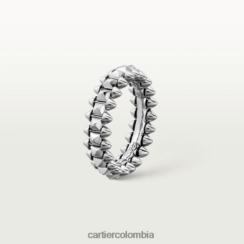 joyería Cartier anillo de choque modelo pequeño Oro blanco V0HXJN119