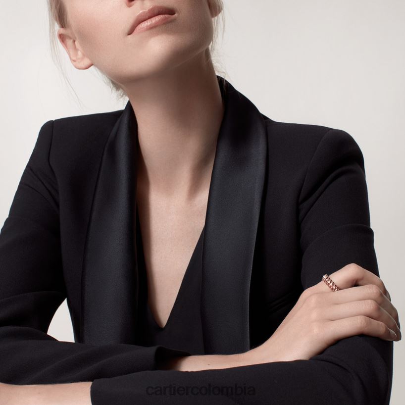 joyería Cartier anillo de choque modelo pequeño oro rosa V0HXJN115