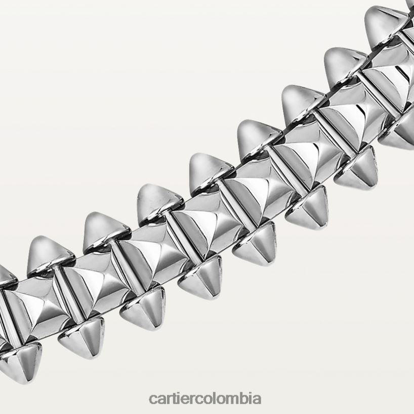 joyería Cartier collar choque, modelo mediano flexible Oro blanco V0HXJN372