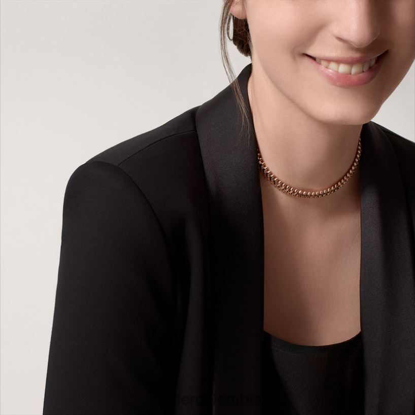 joyería Cartier collar choque, modelo mediano flexible oro rosa V0HXJN370