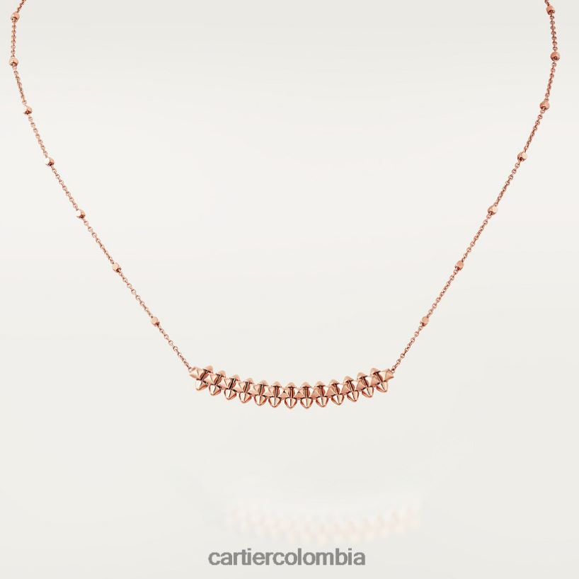 joyería Cartier collar choque modelo pequeño oro rosa V0HXJN367