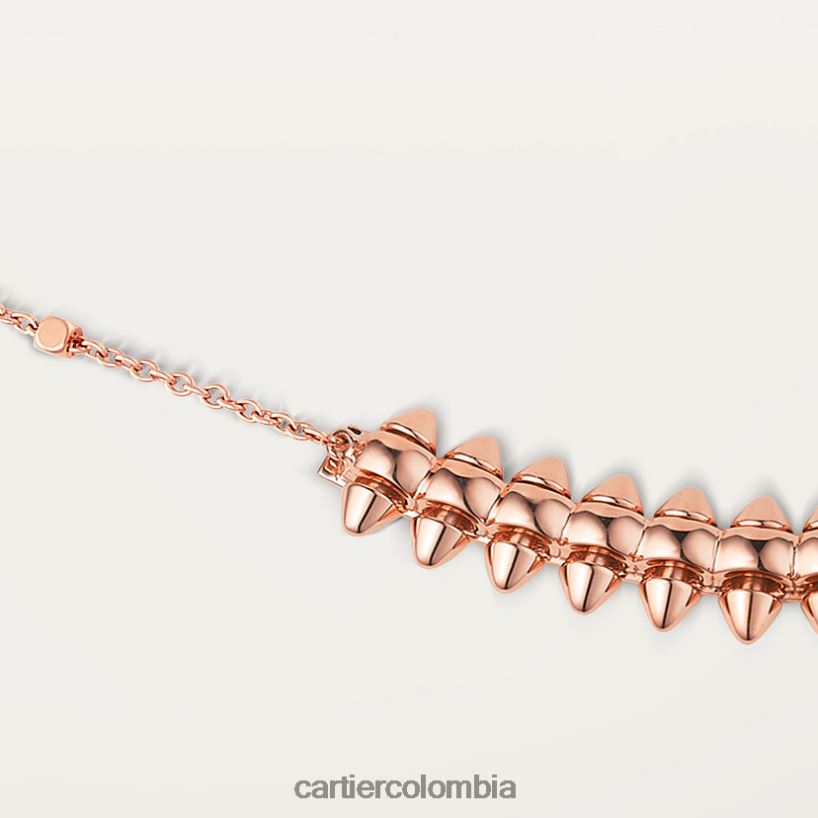 joyería Cartier collar choque modelo pequeño oro rosa V0HXJN367