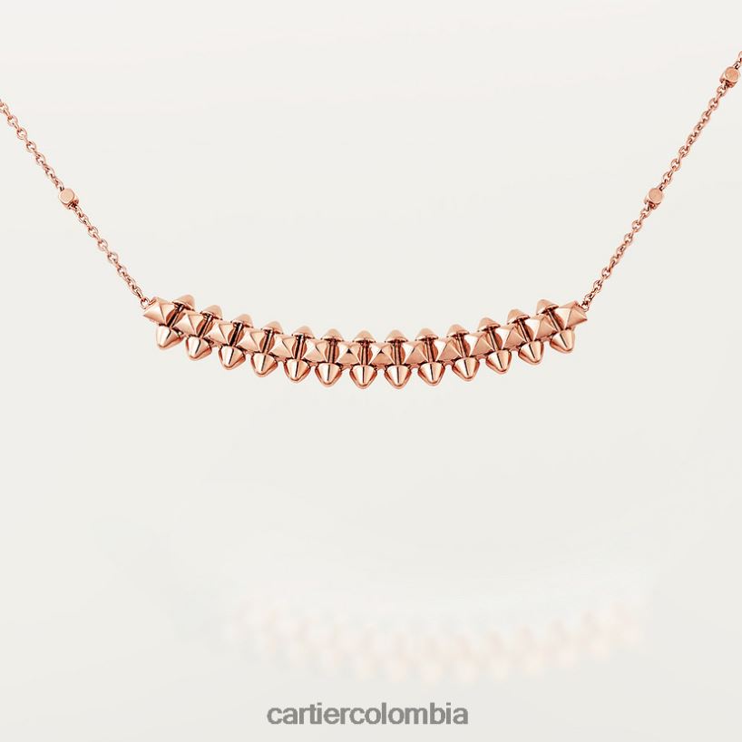 joyería Cartier collar choque modelo pequeño oro rosa V0HXJN367