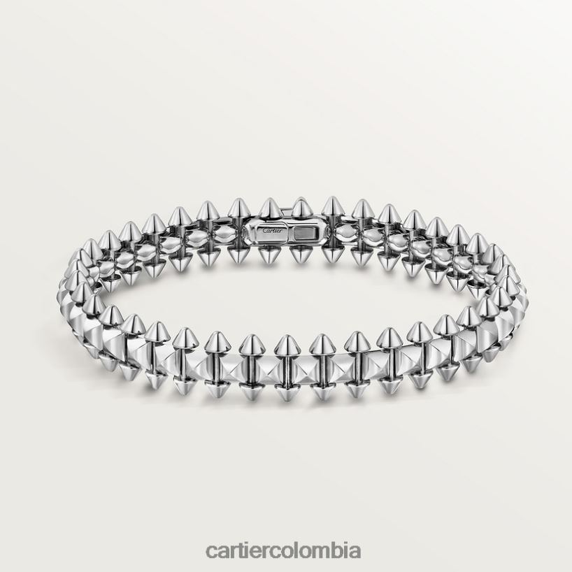 joyería Cartier Pulsera Choque, modelo mediano flexible. Oro blanco V0HXJN280