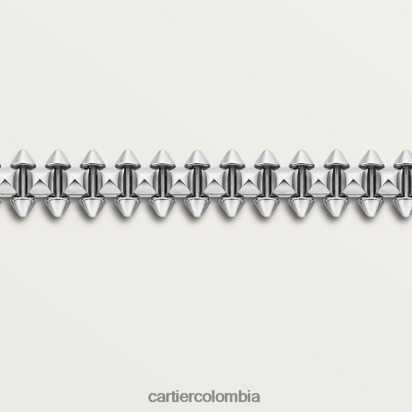 joyería Cartier Pulsera Choque, modelo mediano flexible. Oro blanco V0HXJN280