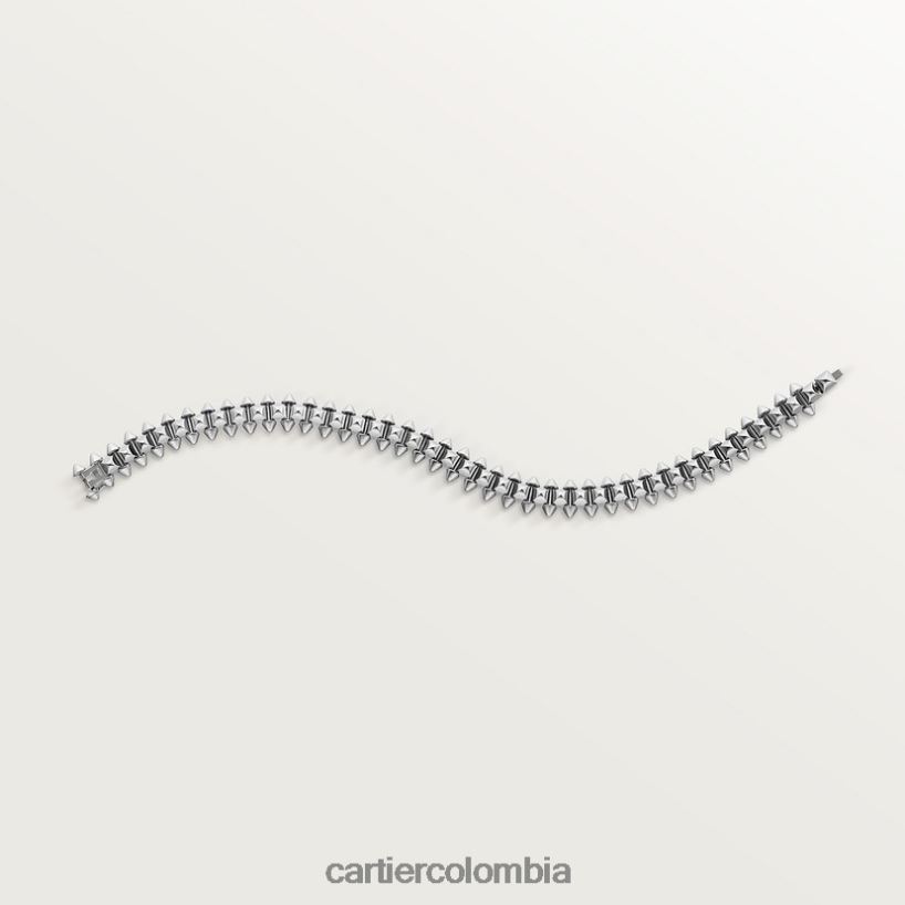 joyería Cartier Pulsera Choque, modelo mediano flexible. Oro blanco V0HXJN280