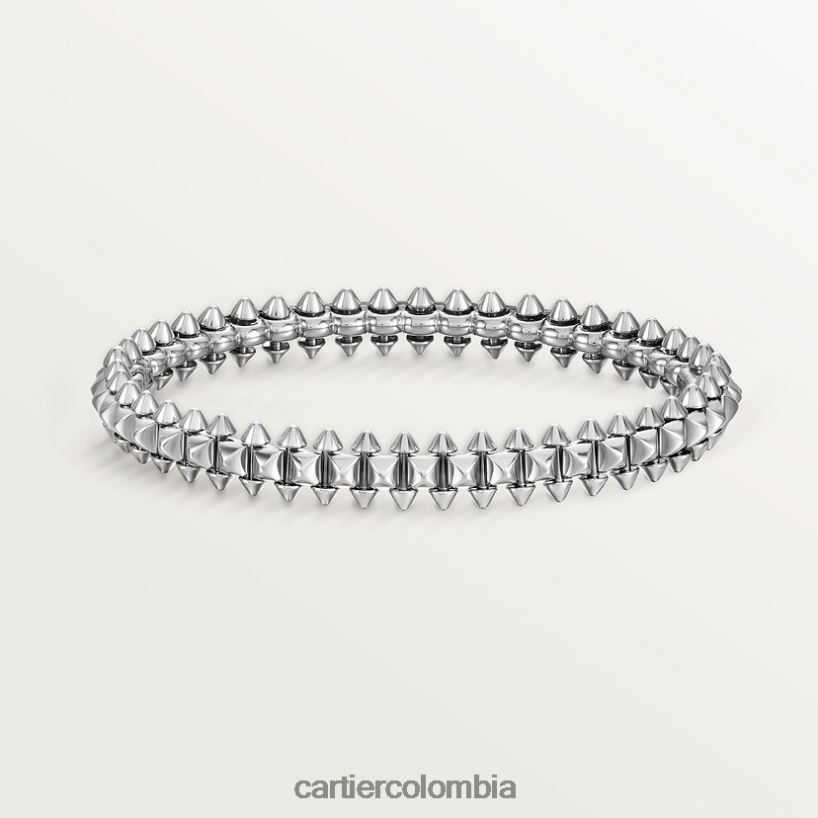 joyería Cartier pulsera crash modelo mediano Oro blanco V0HXJN275