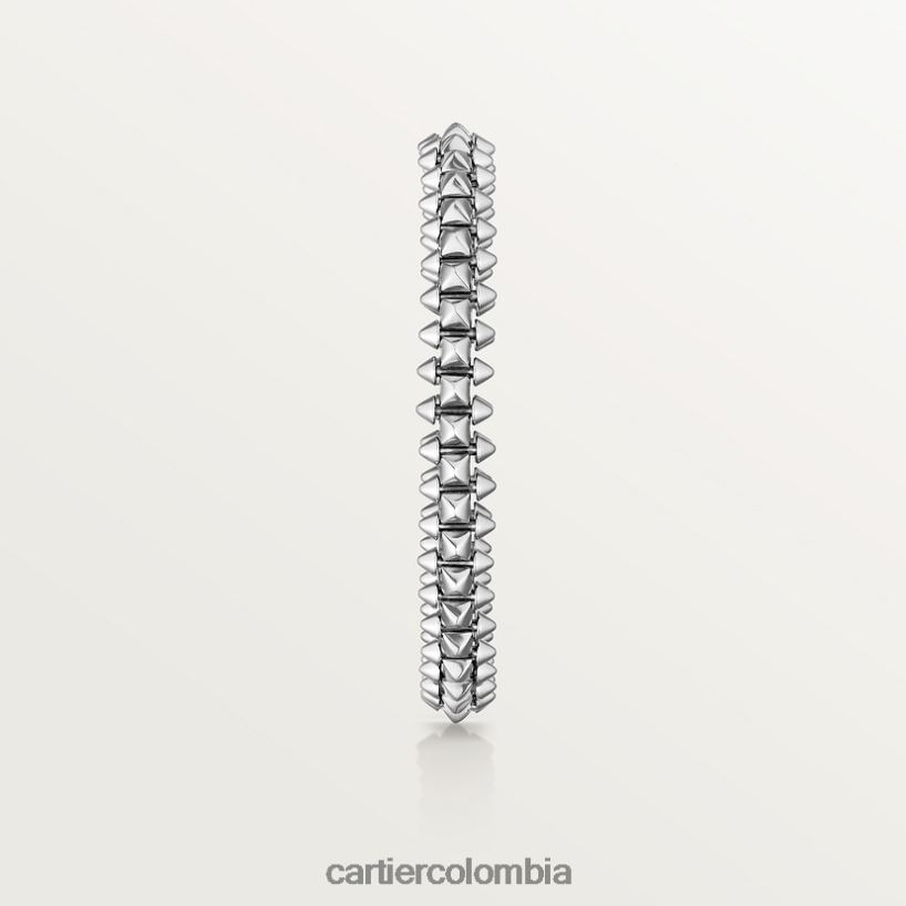 joyería Cartier pulsera crash modelo mediano Oro blanco V0HXJN275