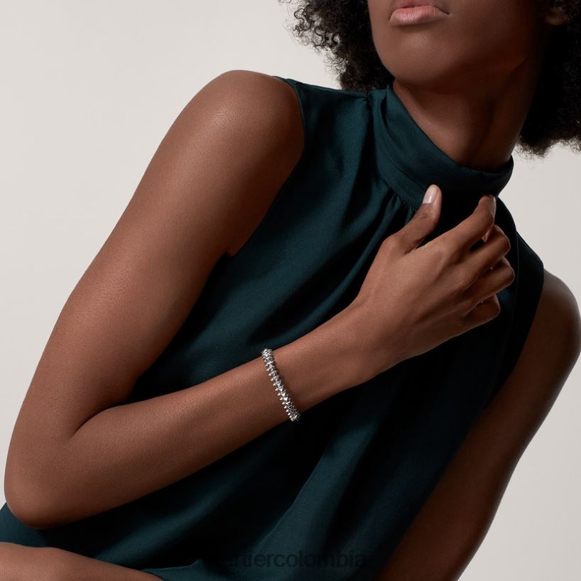 joyería Cartier pulsera crash modelo mediano Oro blanco V0HXJN275