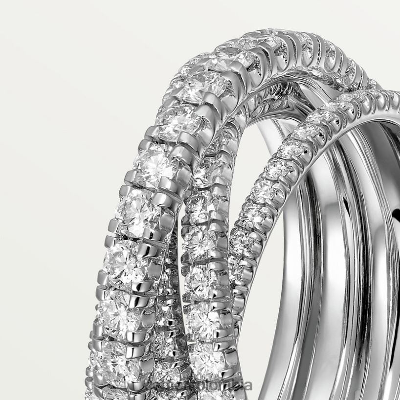 joyería Cartier anillo etincelle Oro blanco V0HXJN102