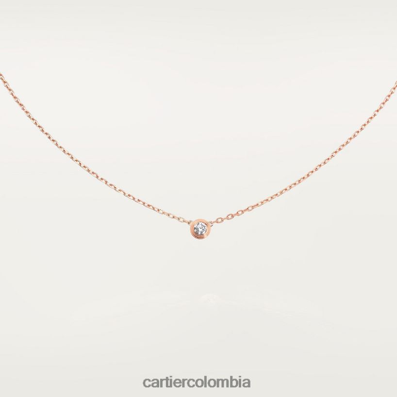 joyería Cartier collar d'amour, modelo pequeño oro rosa V0HXJN494