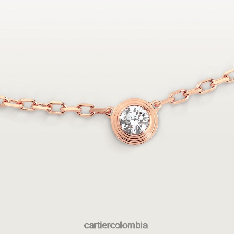 joyería Cartier collar d'amour, modelo pequeño oro rosa V0HXJN494