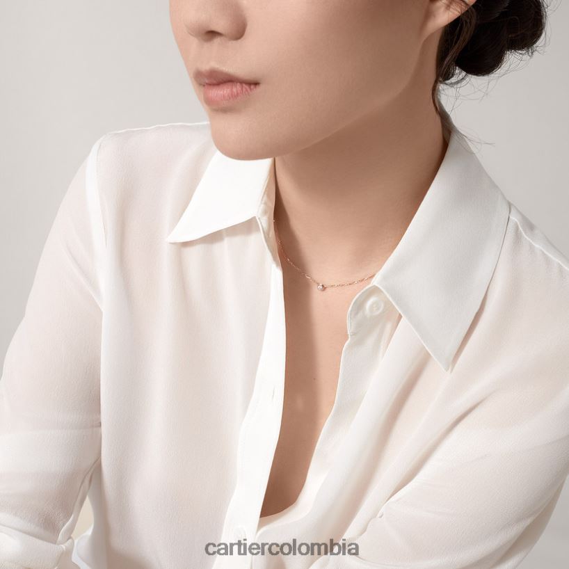 joyería Cartier collar d'amour, modelo pequeño oro rosa V0HXJN494