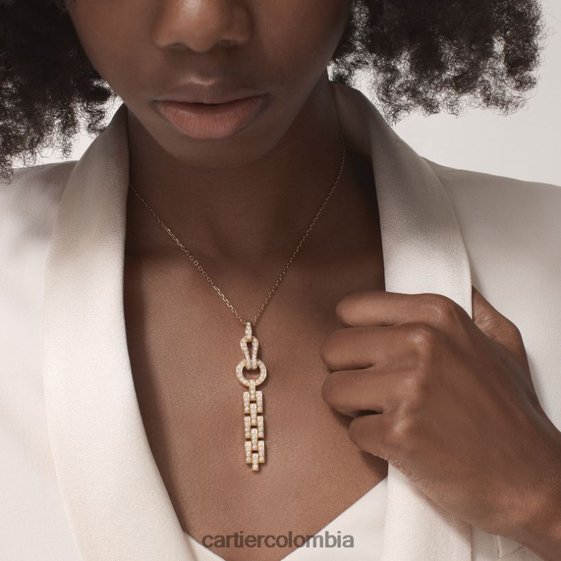 joyería Cartier collar de agrafe elegante V0HXJN548