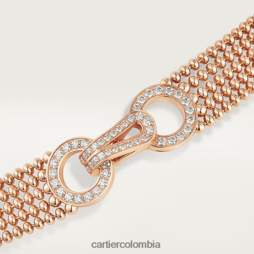joyería Cartier collar de agrafe elegante V0HXJN551