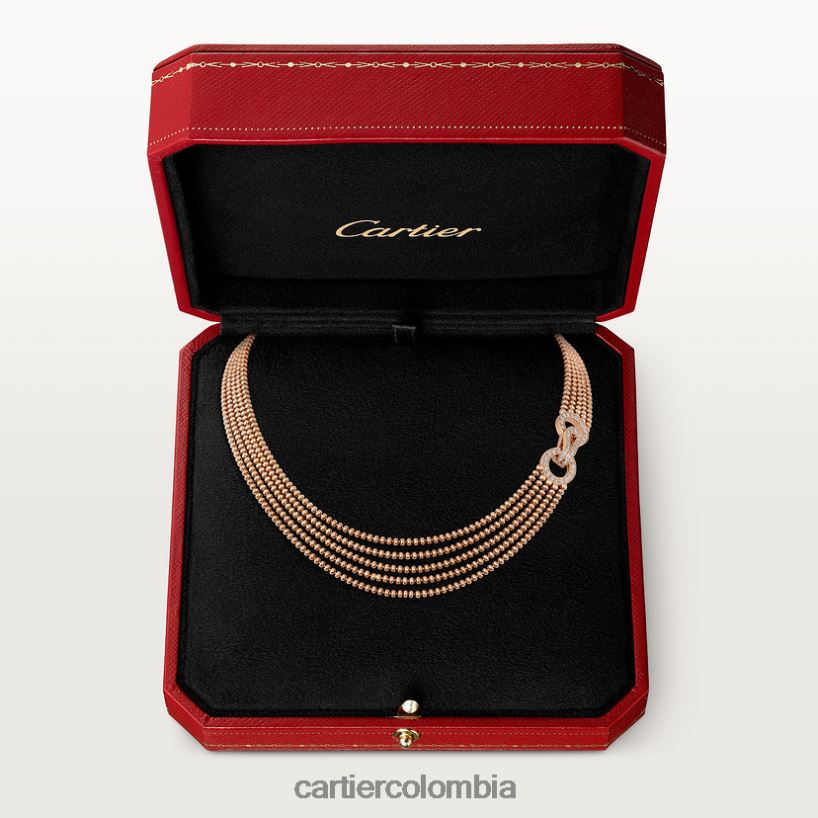 joyería Cartier collar de agrafe elegante V0HXJN551