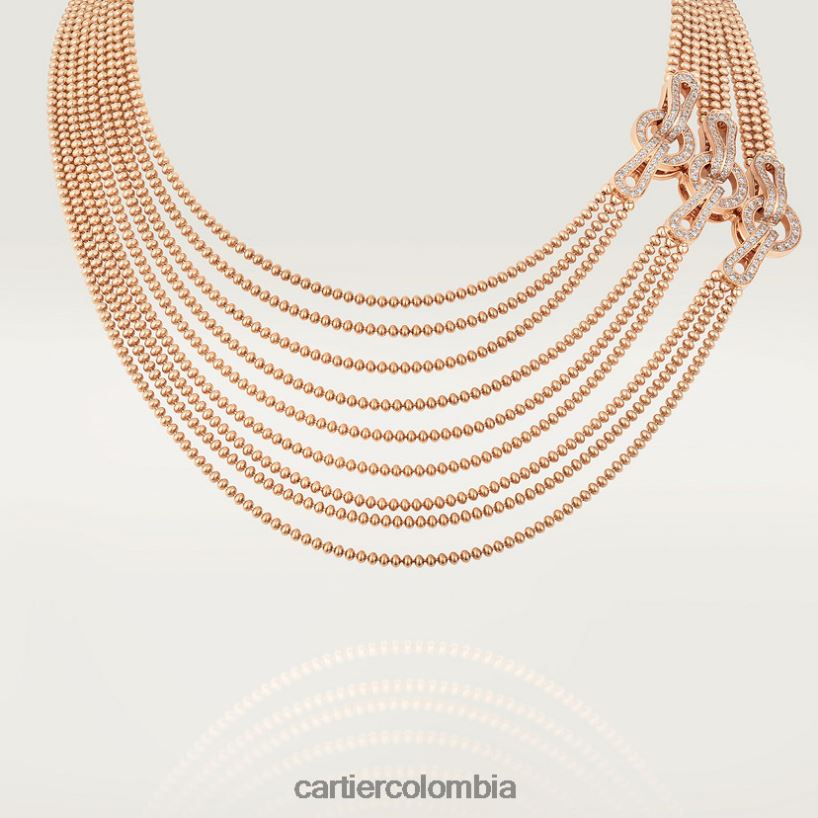 joyería Cartier collar de agrafe elegante V0HXJN556
