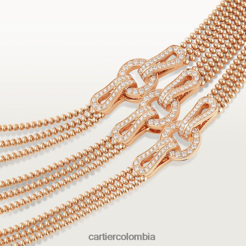 joyería Cartier collar de agrafe elegante V0HXJN556