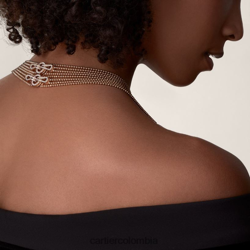 joyería Cartier collar de agrafe elegante V0HXJN558