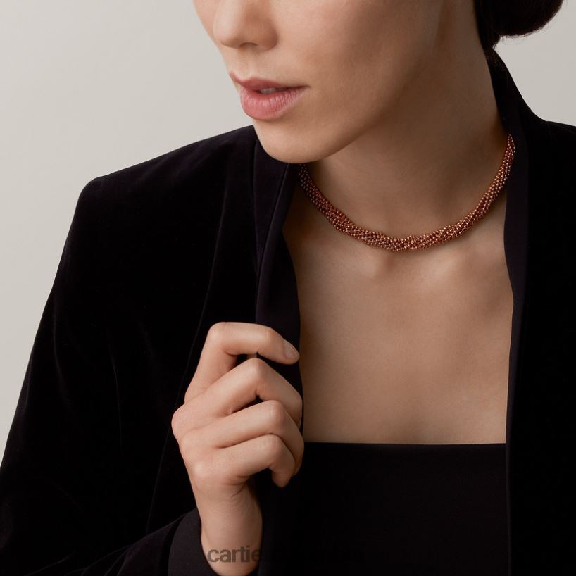 joyería Cartier collar de agrafe elegante V0HXJN558